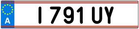 Truck License Plate